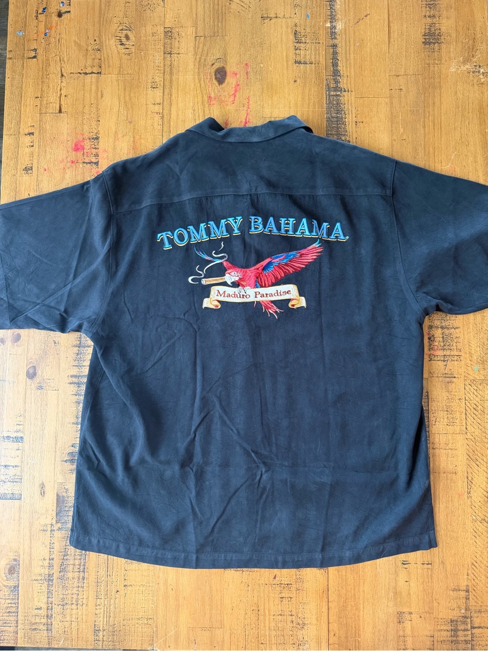 Men's Tommy Bahama Short-Sleeve Button-Up Shirt - Black